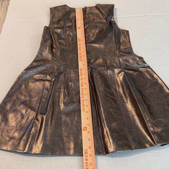 glam Silver Metallic Dress, Size M - Picture 8 of 13